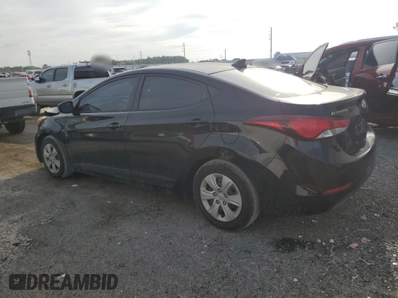 2016 Hyundai Elantra SE с VIN KMHDH4AE8GU646039, выставлен на аукционе Copart как лот 57899785 с пробегом 67 447 миль миль и Списание • Salvage title. История ставок и продаж доступна на DreamBid. Изображение 2.