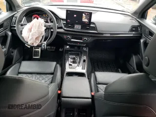 2023 Audi SQ5 Premium Plus with VIN WA1B4AFY4P2041630, listed as a Copart auction lot 46045514 with 6,604 mi miles and Salvage Title. Bid and sale history available at DreamBid. Image 8.
