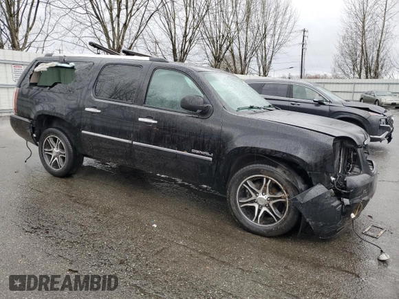 2014 GMC Yukon XL Denali with VIN 1GKS2MEF3ER133527, listed as a Copart auction lot 46869275 with 145,014 mi miles and Salvage Title. Bid and sale history available at carsss.com. Image 4.