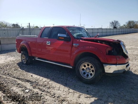2007 Ford F-150 XLT with VIN 1FTPX14V57KD25036, listed as a Copart auction lot 51657475 with Not provided miles and Salvage title. Bid and sale history available at DreamBid. Image 4.