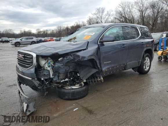 2019 GMC Acadia SLE with VIN 1GKKNKLAXKZ266493, listed as a Copart auction lot 87085224 with 70,655 mi miles and Salvage Title. Bid and sale history available at carsss.com. Image 1.