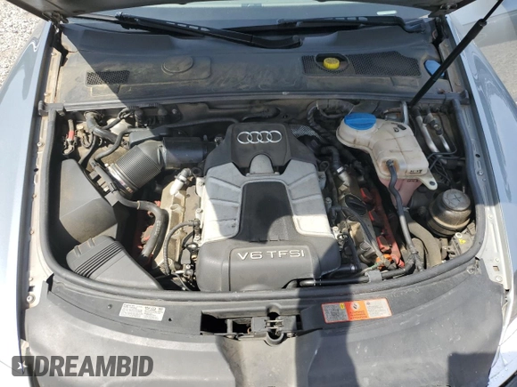 2010 Audi A6 Premium Plus with VIN WAUFGAFB5AN037275, listed as a Copart auction lot 58584415 with 128,628 mi miles and Salvage title. Bid and sale history available at DreamBid. Image 11.