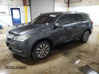 2016 Acura MDX w/Tech/Entertainment with VIN 5FRYD4H60GB057705, listed as a Copart auction lot 45533585 with 99,743 mi miles and Salvage Title. Bid and sale history available at carsss.com. Image 1.