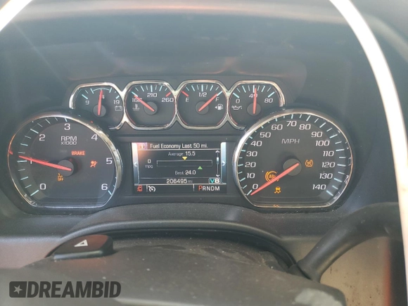 2014 Chevrolet Silverado 1500 LTZ with VIN 1GCVKSEC3EZ303307, listed as a Copart auction lot 46432065 with 206,495 mi miles and Non Repairable. Bid and sale history available at DreamBid. Image 9.