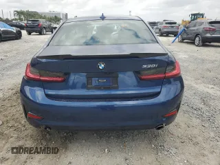 2022 BMW 3 Series 330i with VIN 3MW5R1J05N8C24178, listed as a Copart auction lot 51004985 with 26,665 mi miles and Salvage Title. Bid and sale history available at carsss.com. Image 6.