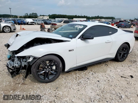 2024 Ford Mustang GT with VIN 1FA6P8CF6R5428391, listed as a Copart auction lot 58642115 with 14,806 mi miles and Salvage title. Bid and sale history available at DreamBid. Image 1.