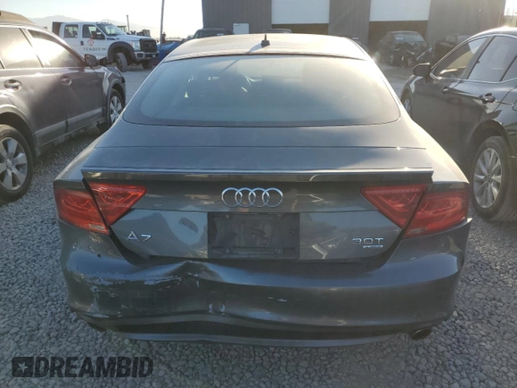 2014 Audi A7 Prestige with VIN WAU2GAFC3EN054198, listed as a Copart auction lot 73588924 with 99,048 mi miles and Salvage title. Bid and sale history available at DreamBid. Image 6.