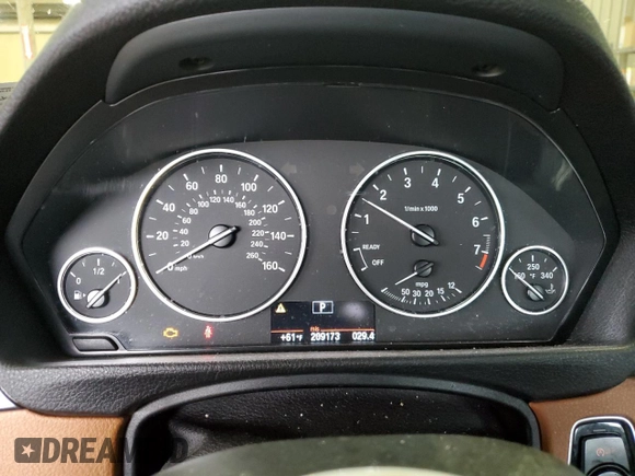 2013 BMW 3 Series 328i with VIN WBA3A5G52DNP18972, listed as a Copart auction lot 58122935 with 209,173 mi miles and Salvage title. Bid and sale history available at DreamBid. Image 10.