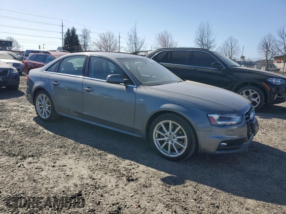 2014 Audi A4 Premium Plus with VIN WAUFFAFL9EN024238, listed as a Copart auction lot 47999085 with 64,774 mi miles and Salvage Title. Bid and sale history available at carsss.com. Image 4.