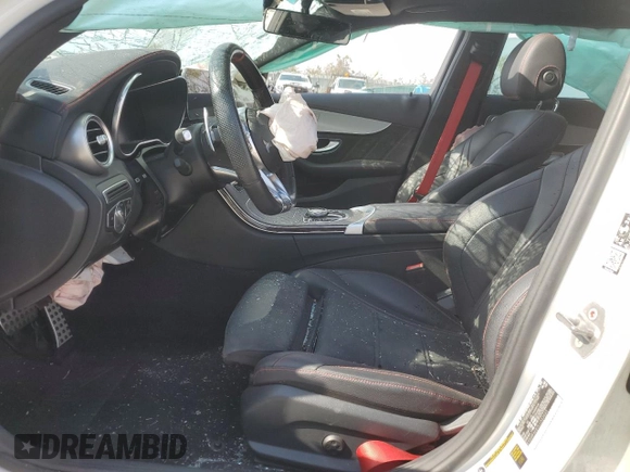 2020 Mercedes-Benz C 43 AMG with VIN 55SWF6EB7LU333645, listed as a Copart auction lot 78242914 with Not provided miles and Salvage title. Bid and sale history available at DreamBid. Image 7.