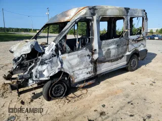2015 Ford Transit with VIN 1FTNE1CM9FKB05709, listed as a Copart auction lot 59449354 with Not Provided miles and Salvage Title. Bid and sale history available at DreamBid. Image 1.