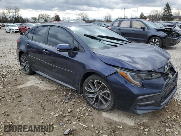 2022 Toyota Corolla SE with VIN 5YFP4MCE7NP131280, listed as a Copart auction lot 49771535 with 0 mi miles and Salvage Title. Bid and sale history available at carsss.com. Image 4.