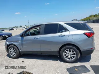 2024 Chevrolet Equinox LS with VIN 3GNAXHEG9RL168375, listed as a IAAI auction lot 42056222 with 8,615 mi miles and . Bid and sale history available at DreamBid. Image 14.