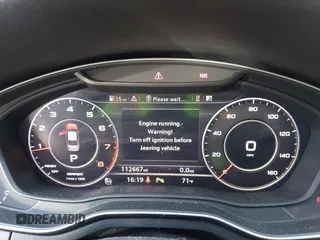 2017 Audi A4 Premium Plus with VIN WAUENAF42HN019863, listed as a IAAI auction lot 42046853 with 112,667 mi miles. Bid and sale history available at carsss.com. Image 7.