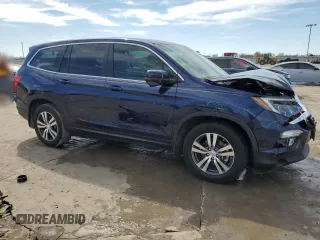 2016 Honda Pilot EX-L with VIN 5FNYF5H70GB038825, listed as a Copart auction lot 46482875 with 22,320 mi miles and Salvage Title. Bid and sale history available at DreamBid. Image 4.