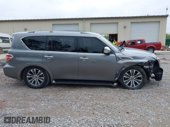 2018 Nissan Armada Platinum with VIN JN8AY2ND2J9055135, listed as a IAAI auction lot 41969418 with 84,851 mi miles. Bid and sale history available at carsss.com. Image 14.