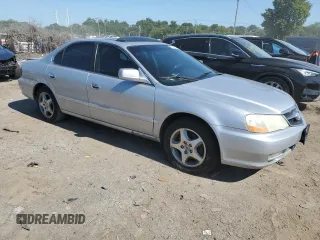 2002 Acura TL w/Navigation with VIN 19UUA56732A038837, listed as a Copart auction lot 67382054 with 283,774 mi miles and Salvage Title. Bid and sale history available at carsss.com. Image 4.