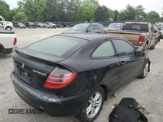 2002 Mercedes-Benz C 230/260/280/320 with VIN WDBRN47J62A348203, listed as a Copart auction lot 54551994 with 196,997 mi miles and Salvage Title. Bid and sale history available at DreamBid. Image 3.