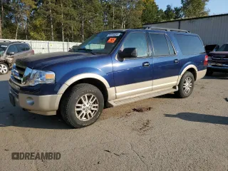 2010 Ford Expedition EL Eddie Bauer with VIN 1FMJK1J52AEB19232, listed as a Copart auction lot 75154654 with 0 mi miles and Clean Title. Bid and sale history available at carsss.com. Image 1.
