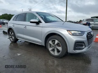 2023 Audi Q5 Premium Plus with VIN WA1BBAFY6P2041523, listed as a Copart auction lot 61055955 with 40,357 mi miles and Salvage title. Bid and sale history available at DreamBid. Image 4.