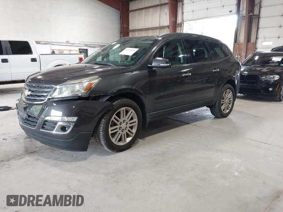 2015 Chevrolet Traverse LT with VIN 1GNKVGKD2FJ349545, listed as a IAAI auction lot 42721056 with 59,876 mi miles and . Bid and sale history available at DreamBid. Image 2.