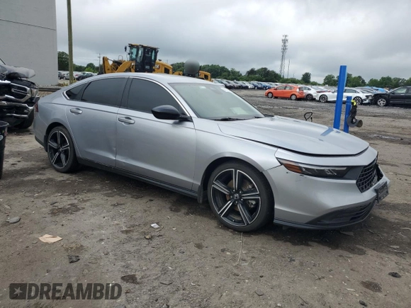 2023 Honda Accord Sport с VIN 1HGCY2F55PA037510, выставлен на аукционе Copart как лот 57072055 с пробегом 42 739 миль миль и Списание • Salvage title. История ставок и продаж доступна на DreamBid. Изображение 4.