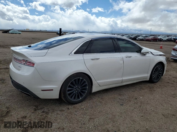 2017 Lincoln MKZ Hybrid Premiere with VIN 3LN6L5KU3HR609329, listed as a Copart auction lot 49165535 with Not Provided miles and Salvage Title. Bid and sale history available at carsss.com. Image 3.