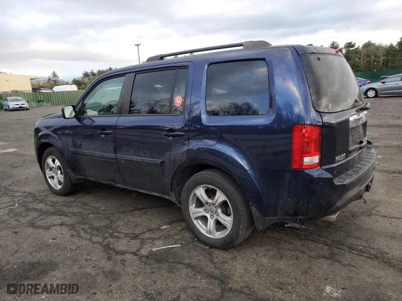 2013 Honda Pilot EX-L with VIN 5FNYF4H76DB081166, listed as a Copart auction lot 43065305 with 134,313 mi miles and Salvage Title. Bid and sale history available at carsss.com. Image 2.