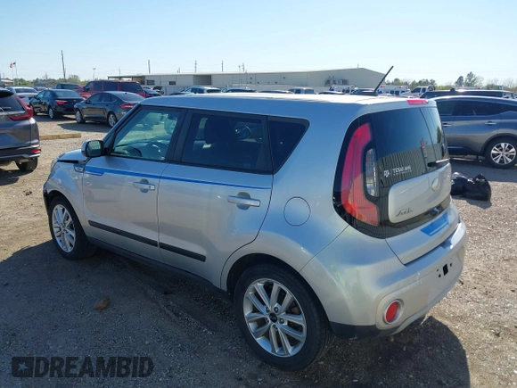2019 Kia Soul + with VIN KNDJP3A56K7639781, listed as a IAAI auction lot 41846340 with 103,212 mi miles. Bid and sale history available at carsss.com. Image 3.
