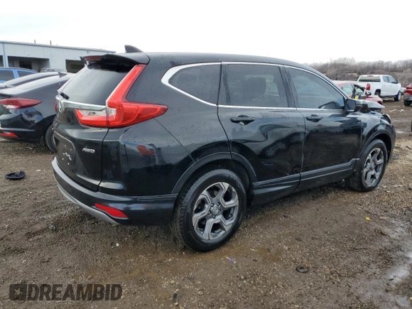 2019 Honda CR-V EX-L with VIN JHLRW2H88KX019694, listed as a Copart auction lot 46899205 with 43,403 mi miles and Salvage Title. Bid and sale history available at DreamBid. Image 3.