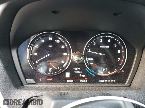 2020 BMW M2 z VIN WBA2N3C00L7E38388, wystawiony jako Copart lot #74611864 z przebiegiem 16 035 mil mil oraz Szkoda całkowita • Salvage title. Historia ofert i sprzedaży dostępna na DreamBid. Obrazek 9.