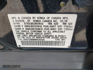 2006 Acura MDX Touring w/Navi with VIN 2HNYD18886H530531, listed as a IAAI auction lot 42045364 with 174,528 mi miles. Bid and sale history available at carsss.com. Image 9.