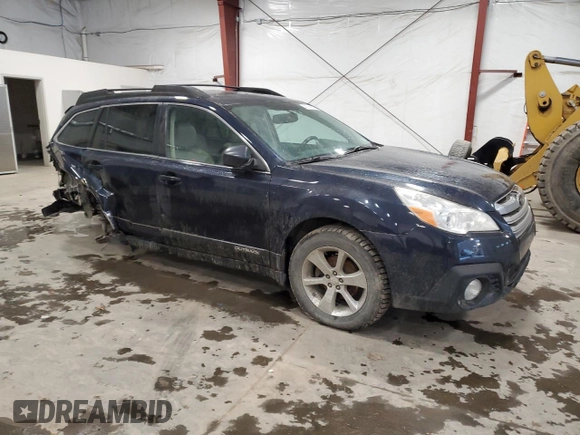 2014 Subaru Outback Premium with VIN 4S4BRCEC7E3209286, listed as a Copart auction lot 49766645 with 137,363 mi miles and Salvage Title. Bid and sale history available at DreamBid. Image 4.