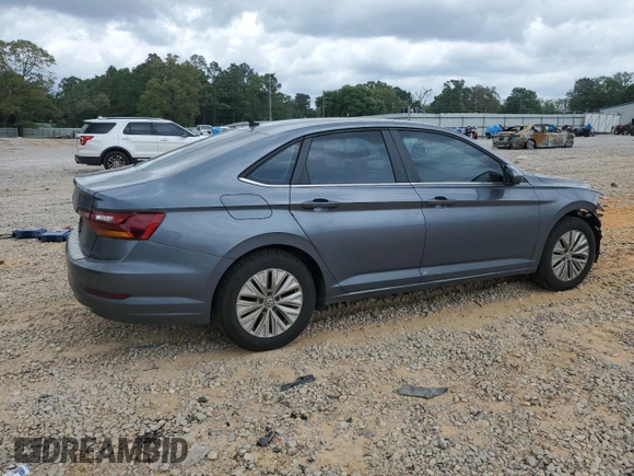 2019 Volkswagen Jetta S with VIN 3VWN57BU7KM243429, listed as a Copart auction lot 53852725 with 99,350 mi miles and Salvage title. Bid and sale history available at DreamBid. Image 3.