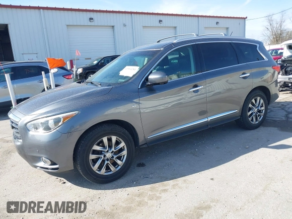 2015 Infiniti QX60 with VIN 5N1AL0MM4FC536249, listed as a IAAI auction lot 41964281 with 148,851 mi miles and . Bid and sale history available at DreamBid. Image 18.