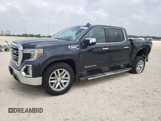 2020 GMC Sierra 1500 SLT z VIN 1GTU9DEL9LZ240794, wystawiony jako Copart lot #55518105 z przebiegiem 83 525 mil mil oraz Szkoda całkowita • Salvage title. Historia ofert i sprzedaży dostępna na DreamBid. Obrazek 1.