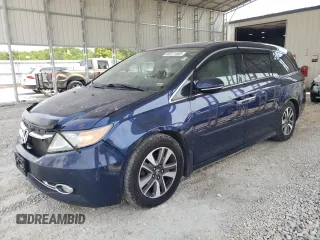 2014 Honda Odyssey Touring with VIN 5FNRL5H92EB072034, listed as a Copart auction lot 60371485 with 259,312 mi miles and Clean title. Bid and sale history available at DreamBid. Image 1.