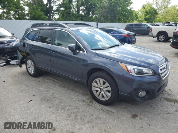 2017 Subaru Outback Premium z VIN 4S4BSAFC9H3345334, wystawiony jako Copart lot #58499525 z przebiegiem 43 553 mil mil oraz Szkoda całkowita • Salvage title. Historia ofert i sprzedaży dostępna na DreamBid. Obrazek 4.