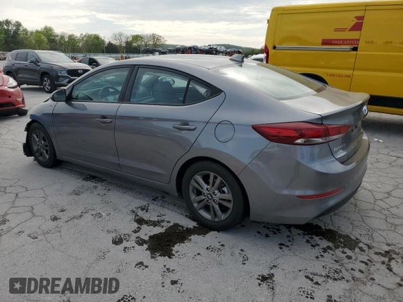 2018 Hyundai Elantra SEL with VIN 5NPD84LF3JH243159, listed as a Copart auction lot 53567995 with 127,906 mi miles and Salvage Title. Bid and sale history available at DreamBid. Image 2.
