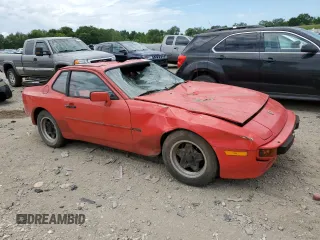 1984 Porsche 944 with VIN WP0AA0945EN454696, listed as a Copart auction lot 61697004 with 66,607 mi miles and Clean Title. Bid and sale history available at carsss.com. Image 4.