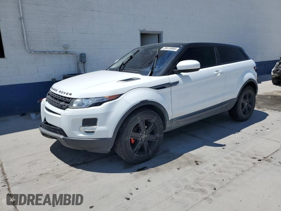 2013 Land Rover Range Rover Evoque Pure Plus with VIN SALVP1BGXDH808082, listed as a Copart auction lot 59418995 with 130,952 mi miles and Salvage title. Bid and sale history available at DreamBid. Image 1.
