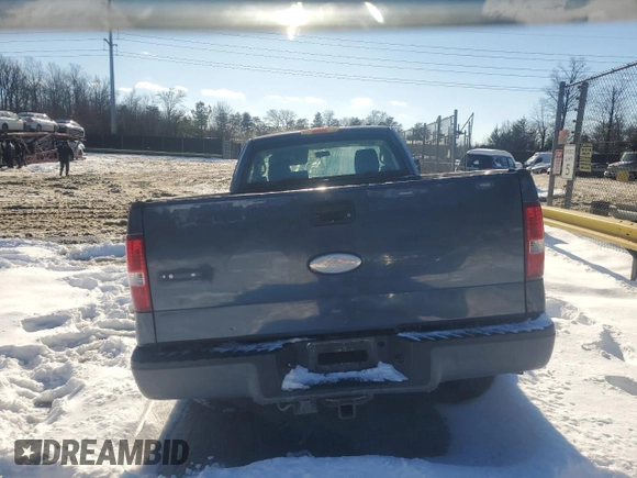 2006 Ford F-150 XL with VIN 1FTPF12V06NB74271, listed as a Copart auction lot 41671455 with 0 mi miles and Salvage Title. Bid and sale history available at carsss.com. Image 6.