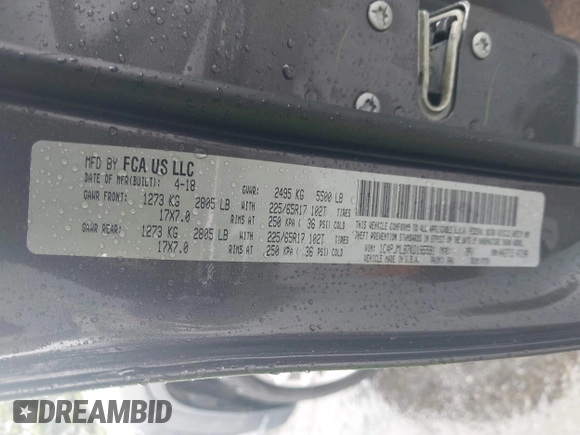 2019 Jeep Cherokee Latitude Plus with VIN 1C4PJMLB7KD195591, listed as a IAAI auction lot 42433607 with 58,370 mi miles and . Bid and sale history available at DreamBid. Image 9.