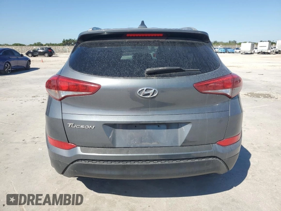 2018 Hyundai Tucson SEL Plus with VIN KM8J33A46JU714333, listed as a Copart auction lot 48523065 with 123,178 mi miles and Salvage Title. Bid and sale history available at carsss.com. Image 6.