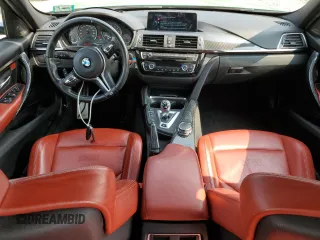 2016 BMW M3 with VIN WBS8M9C55G5G41642, listed as a Copart auction lot 58733145 with 85,075 mi miles and Salvage title. Bid and sale history available at DreamBid. Image 8.