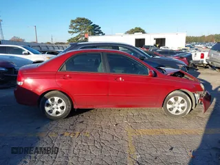 2008 Kia Spectra EX with VIN KNAFE121685532856, listed as a IAAI auction lot 40996849 with 153,194 mi miles. Bid and sale history available at carsss.com. Image 12.