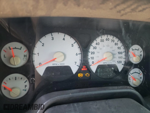 2008 Dodge Ram 1500 SLT with VIN 1D7HA18208J110425, listed as a Copart auction lot 80686744 with 225,619 mi miles and Salvage Title. Bid and sale history available at carsss.com. Image 9.