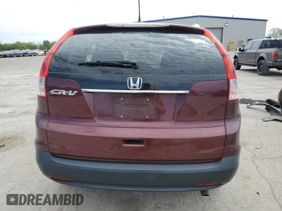 2012 Honda CR-V EX-L with VIN 5J6RM3H76CL021382, listed as a Copart auction lot 52554765 with 149,008 mi miles and Salvage Title. Bid and sale history available at carsss.com. Image 6.