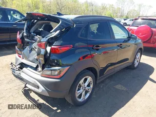 2023 Hyundai Kona SEL with VIN KM8K6CAB3PU012120, listed as a IAAI auction lot 42134639 with 15,057 mi miles and . Bid and sale history available at DreamBid. Image 17.
