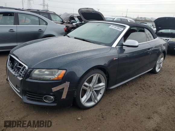 2012 Audi S5 Premium Plus z VIN WAUCGAFH3CN000624, wystawiony jako Copart lot #81167844 z przebiegiem 161 820 mil mil oraz Czysty tytuł • Clean title. Historia ofert i sprzedaży dostępna na DreamBid. Obrazek 1.